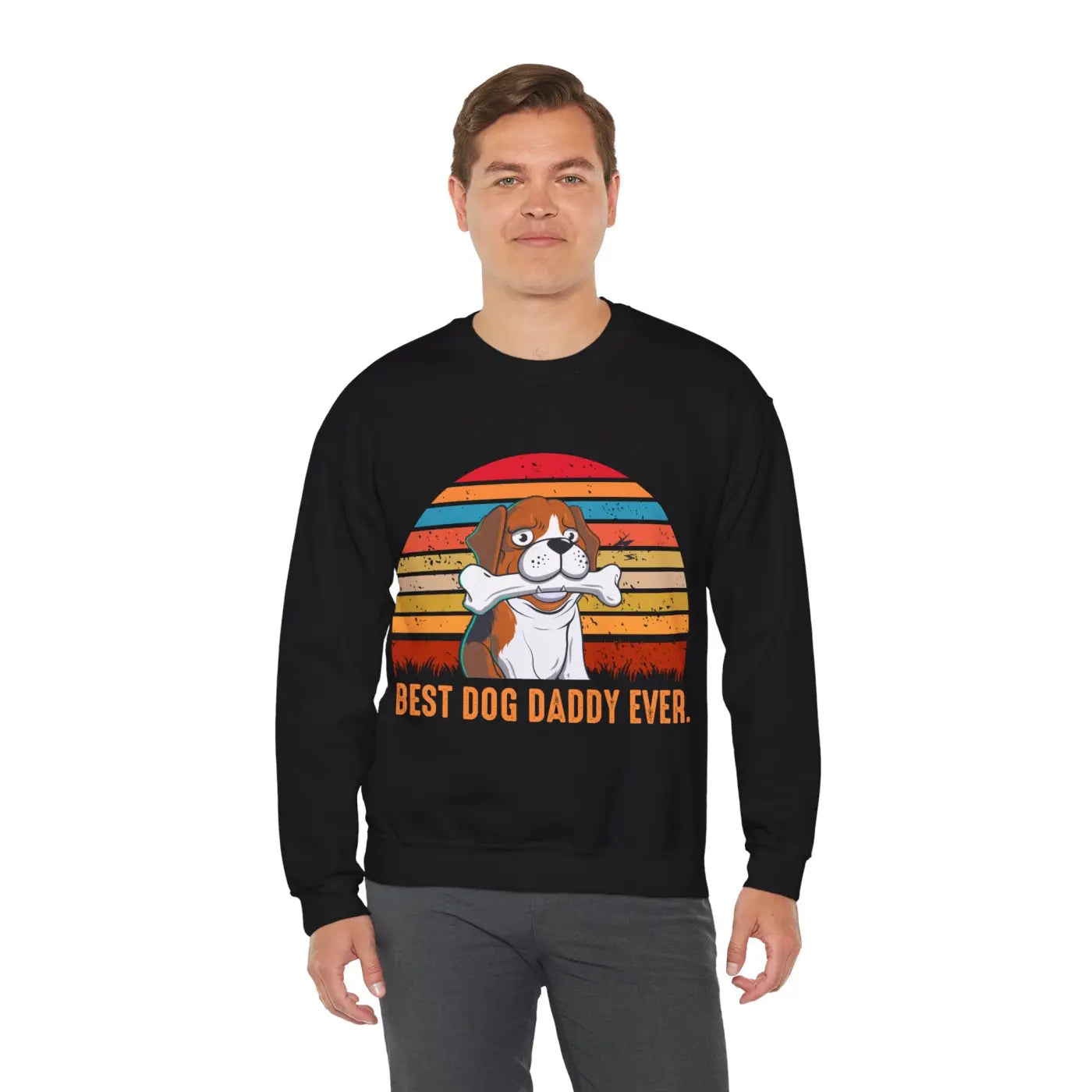 Dog Dad Crewneck Sweatshirt - Comfort and Style - DipaliZ