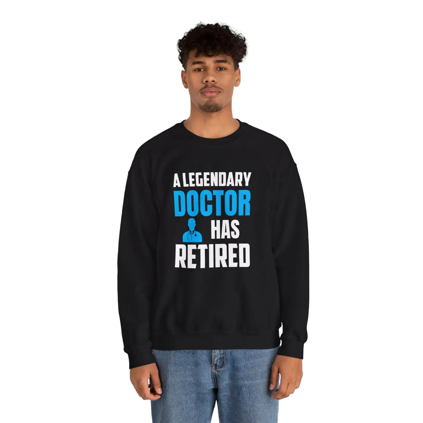 Retired Doctor Crewneck Sweatshirt - Legacy Style - DipaliZ