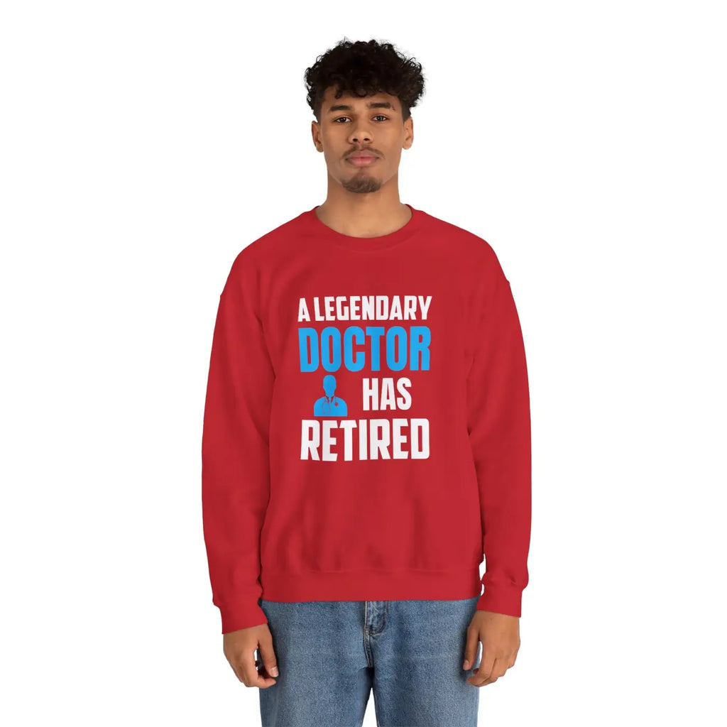Retired Doctor Crewneck Sweatshirt - Legacy Style - DipaliZ