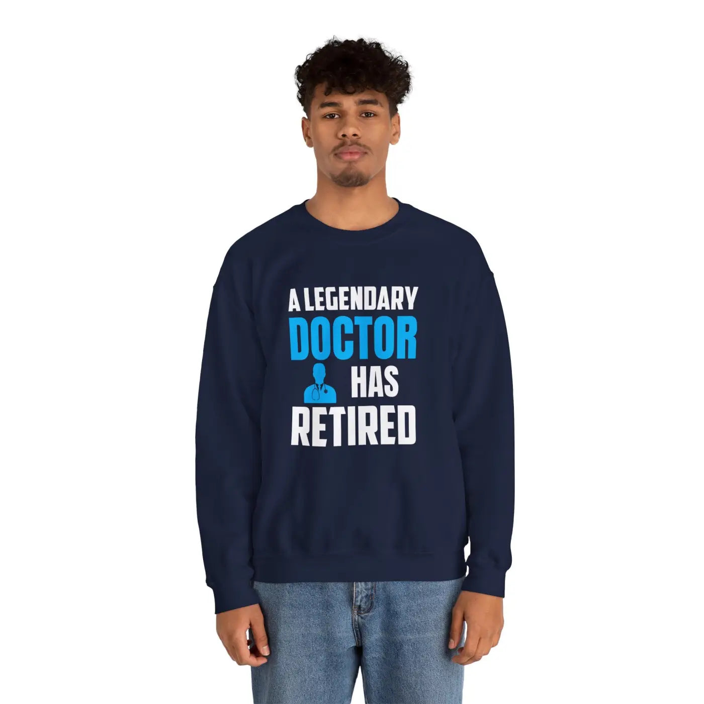 Retired Doctor Crewneck Sweatshirt - Legacy Style - DipaliZ