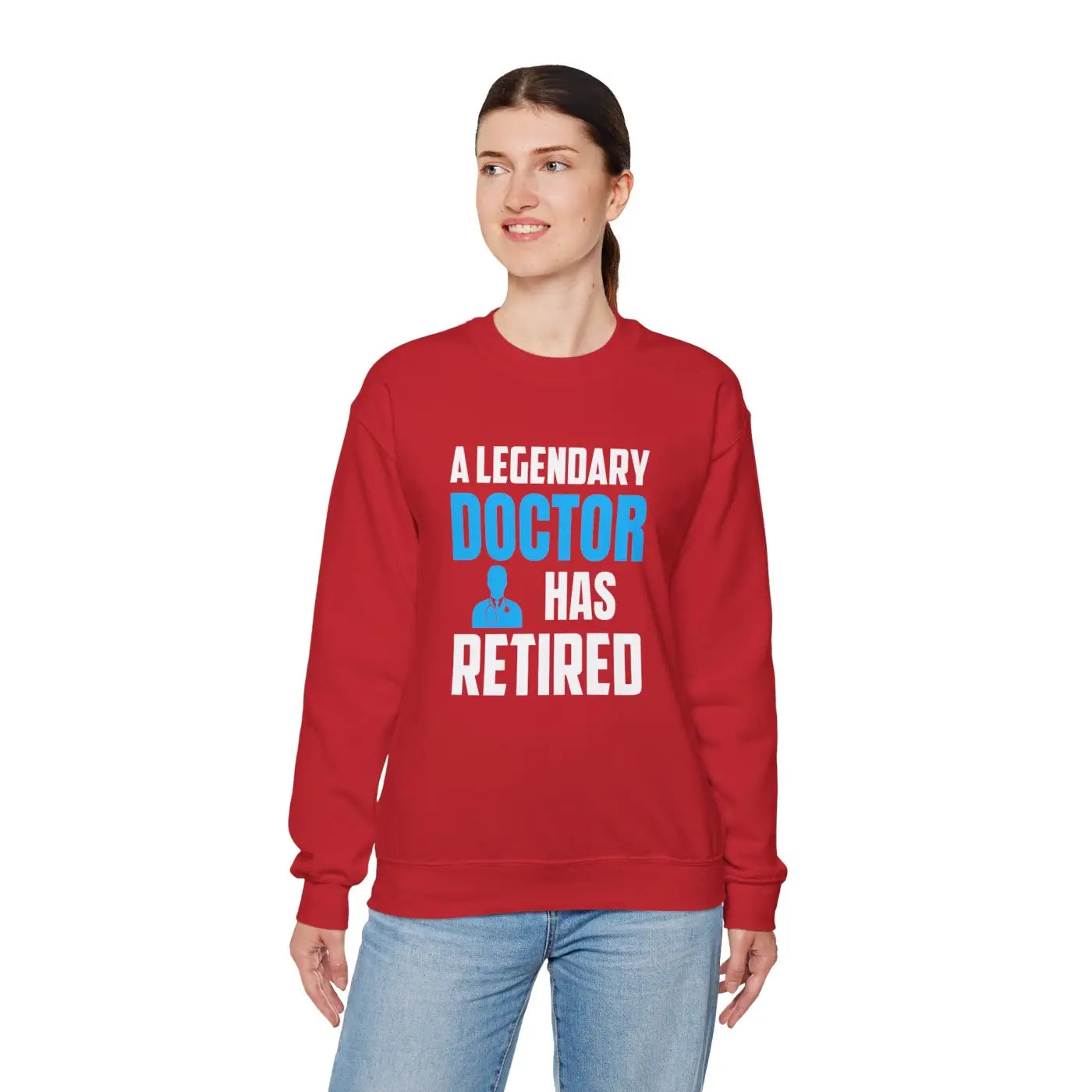 Retired Doctor Crewneck Sweatshirt - Legacy Style - DipaliZ