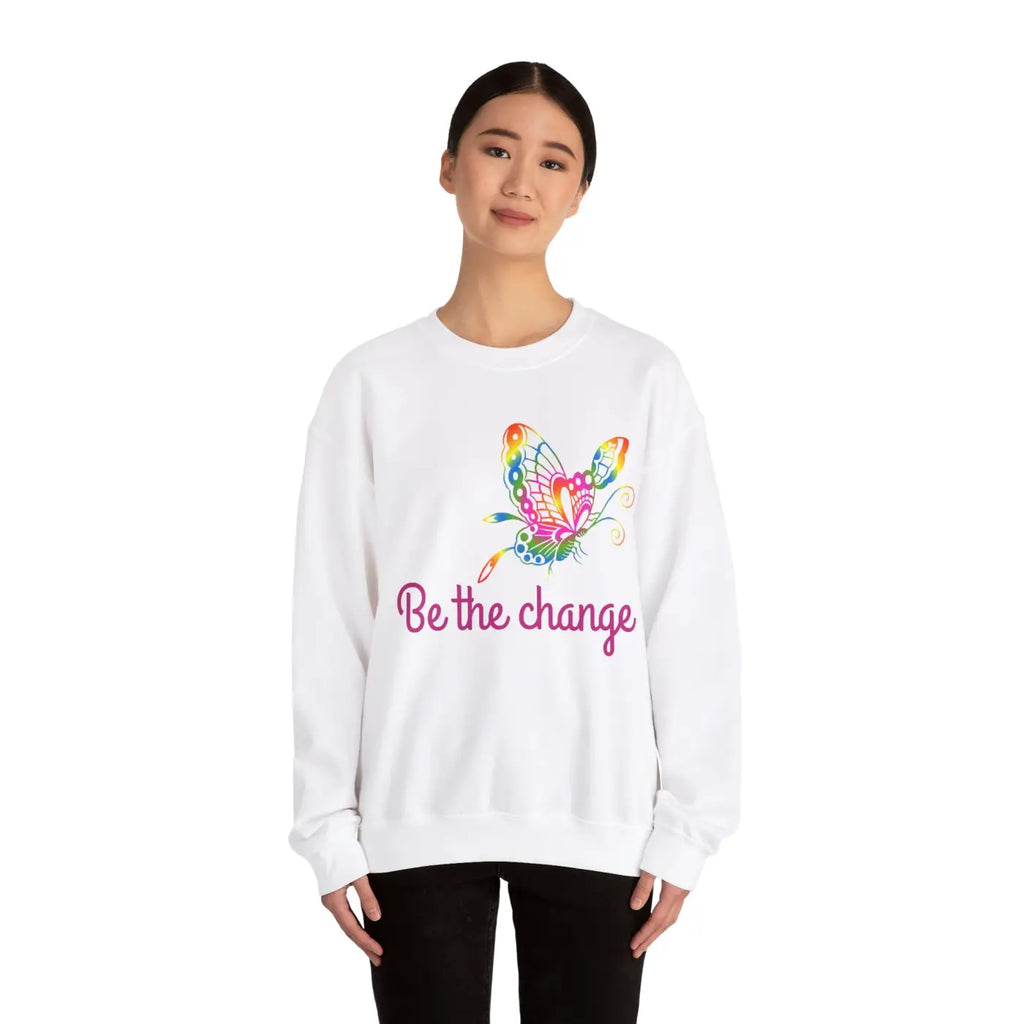 Be the Change Crewneck Sweatshirt - Unisex Heavy Blend - DipaliZ