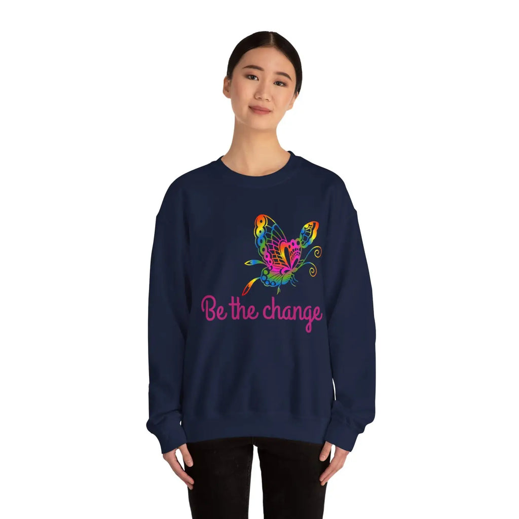 Be the Change Crewneck Sweatshirt - Unisex Heavy Blend - DipaliZ