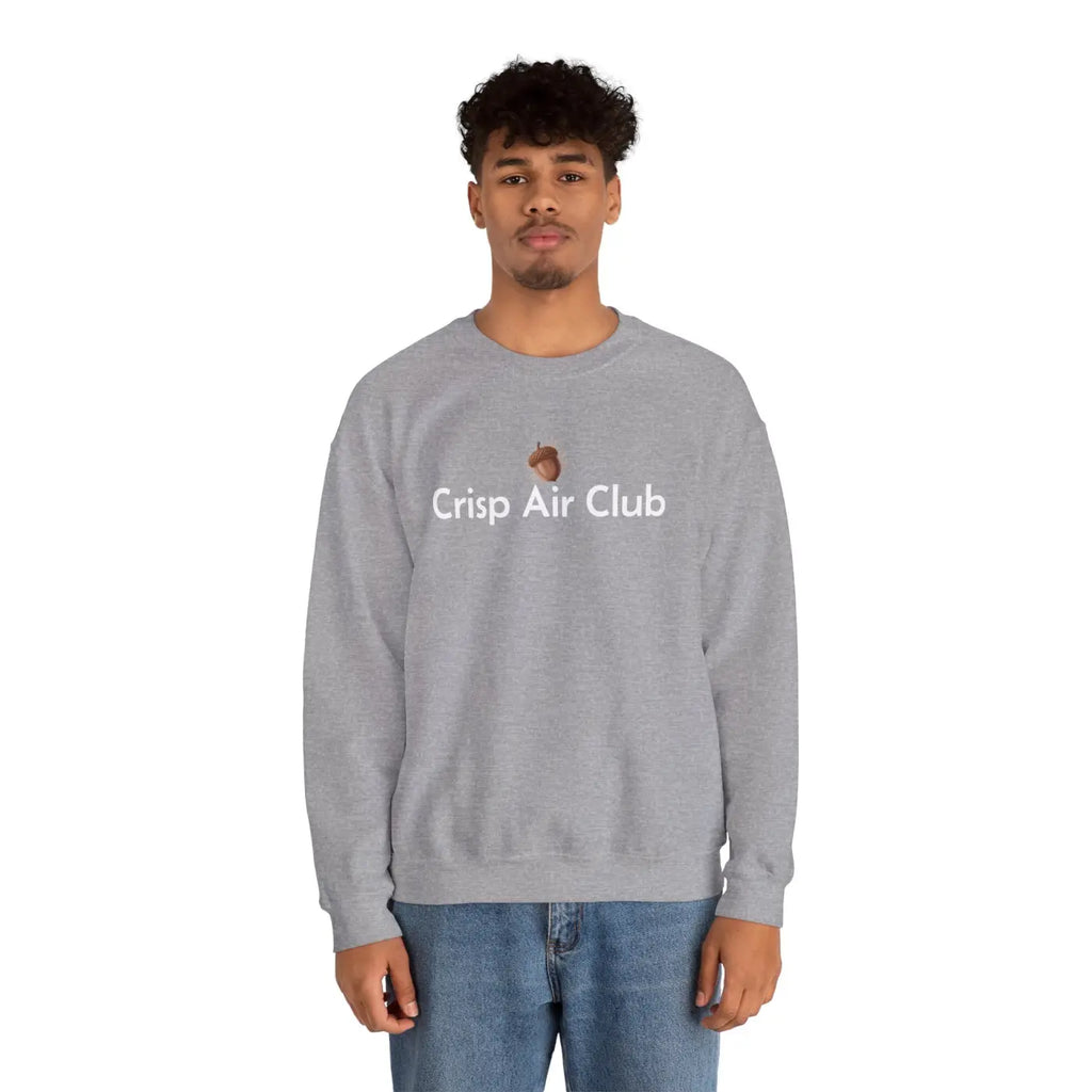 Cozy Unisex Crewneck - Crisp Air Club Fall Vibes - DipaliZ