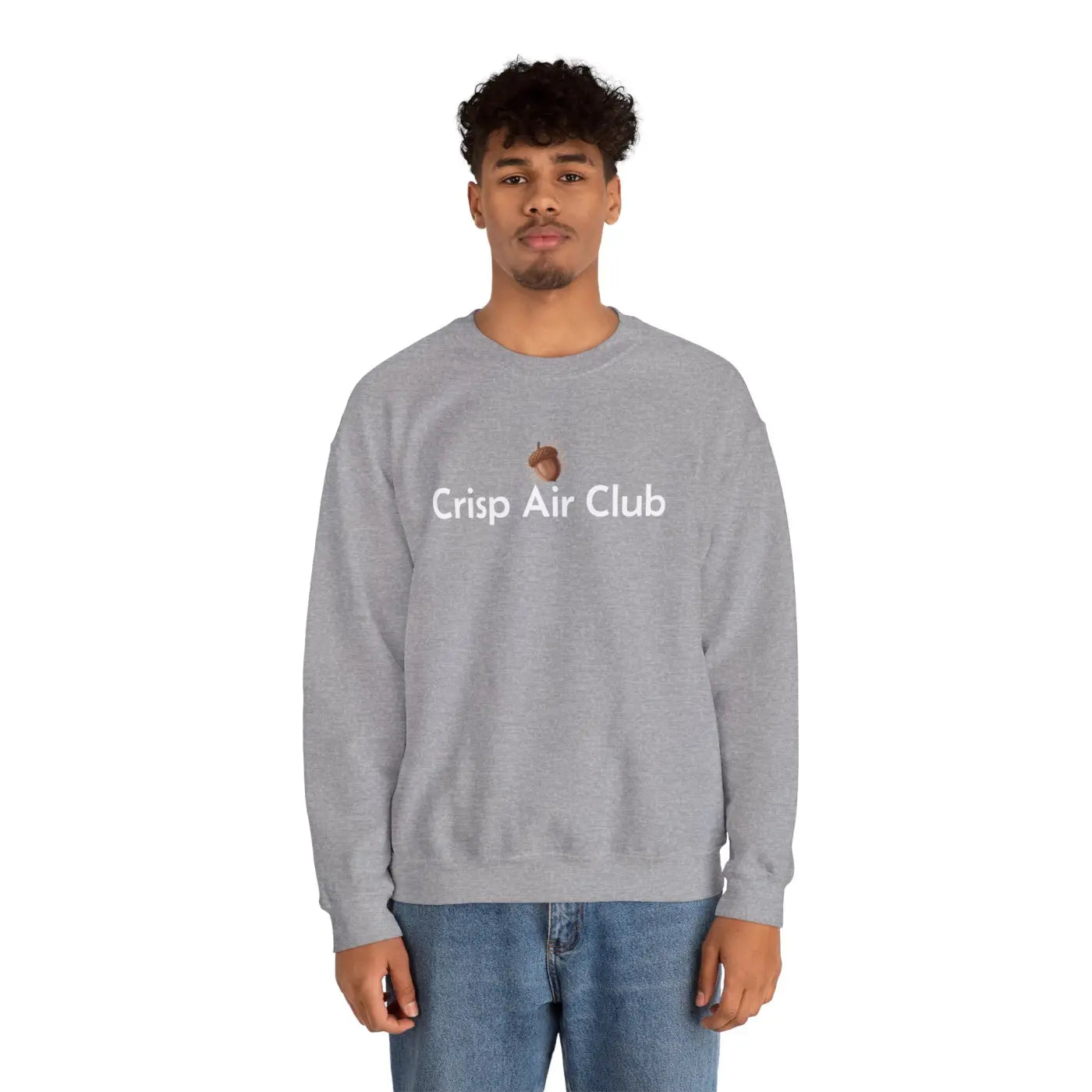 Cozy Unisex Crewneck - Crisp Air Club Fall Vibes - DipaliZ