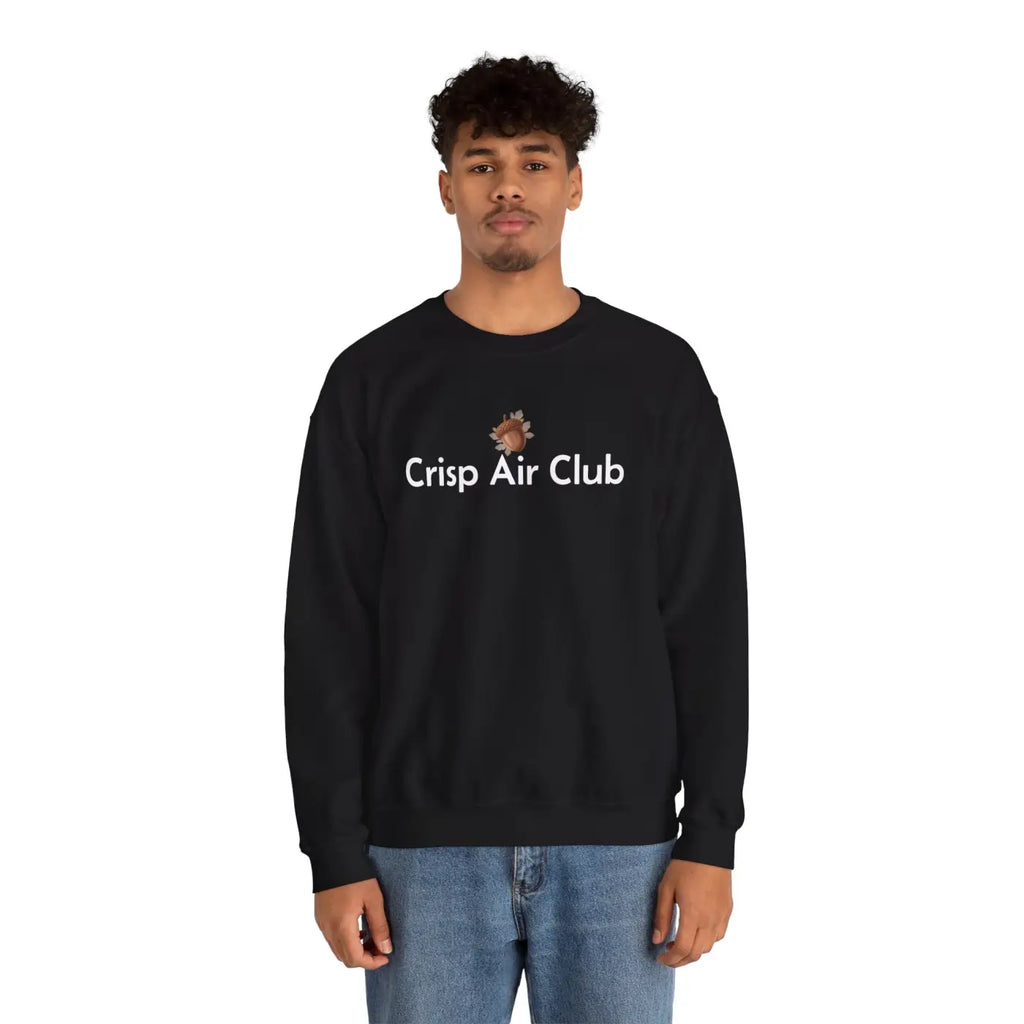 Cozy Unisex Crewneck - Crisp Air Club Fall Vibes - DipaliZ