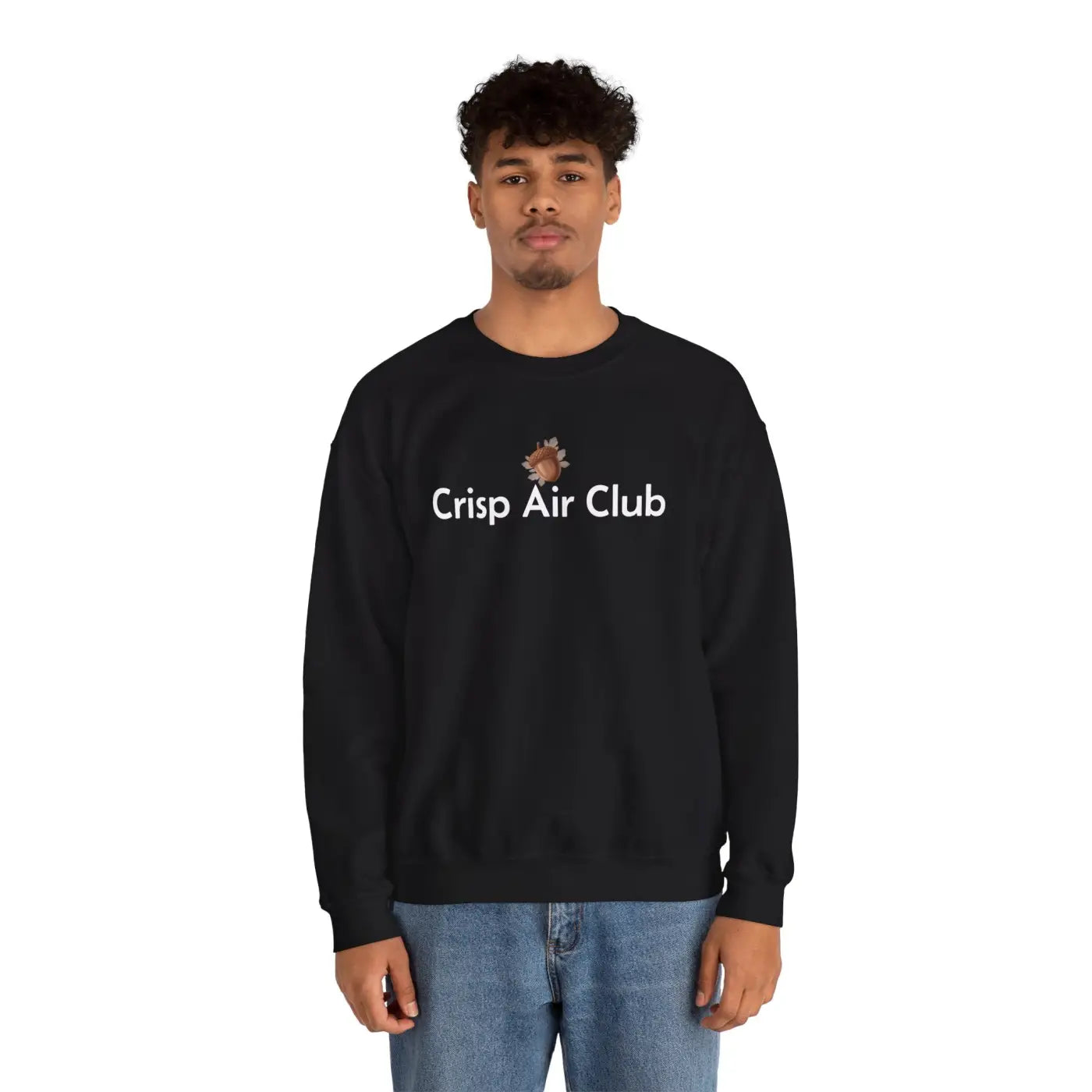 Cozy Unisex Crewneck - Crisp Air Club Fall Vibes - DipaliZ