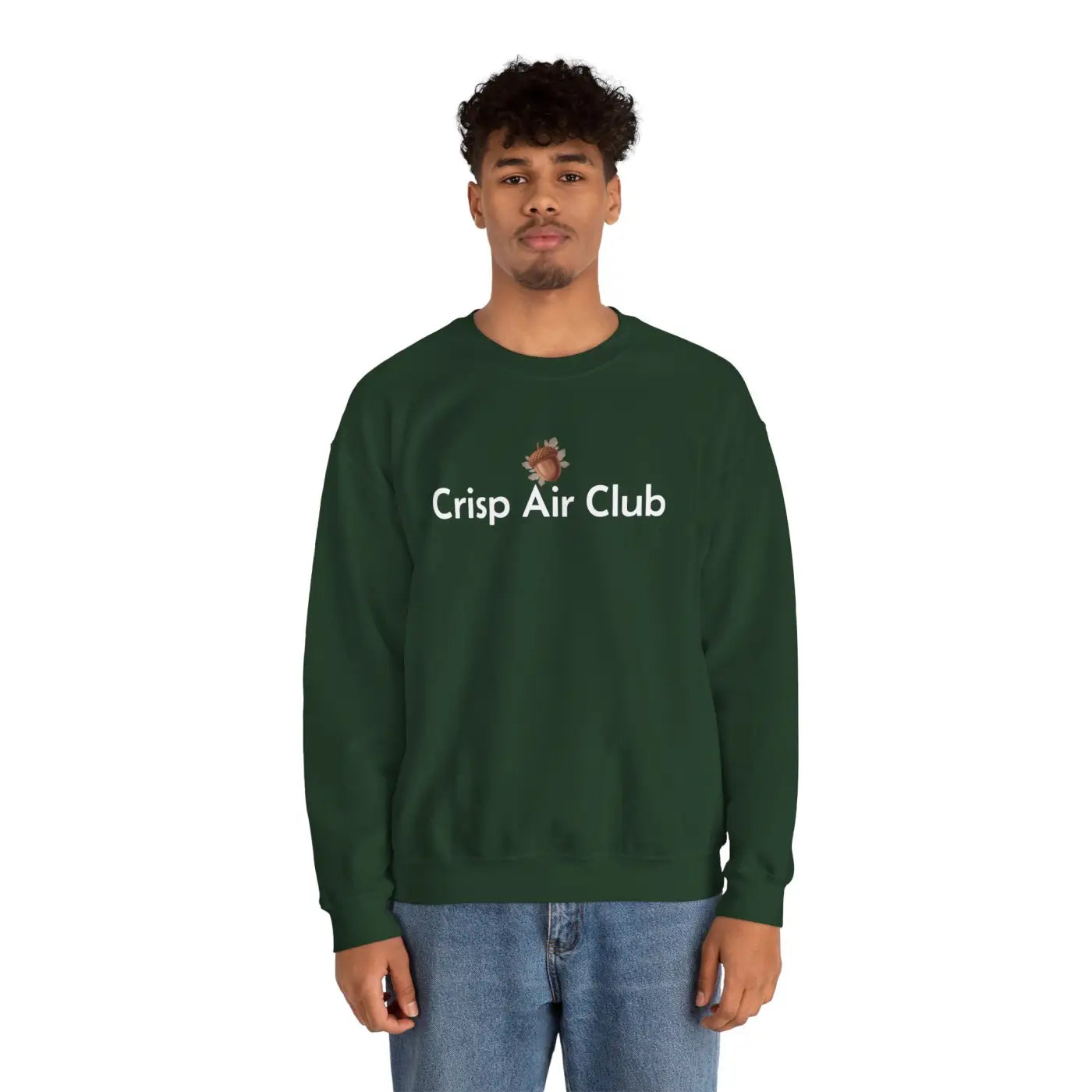 Cozy Unisex Crewneck - Crisp Air Club Fall Vibes - DipaliZ