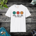 Sleek Unisex Softstyle Tee - Ctrl Alt Del Design - DipaliZ