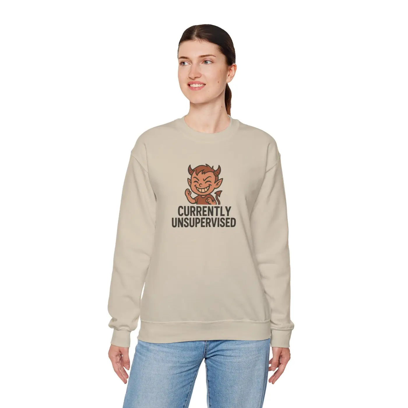Unsupervised Sweatshirt - Funny Crewneck Cozy Comfort - DipaliZ
