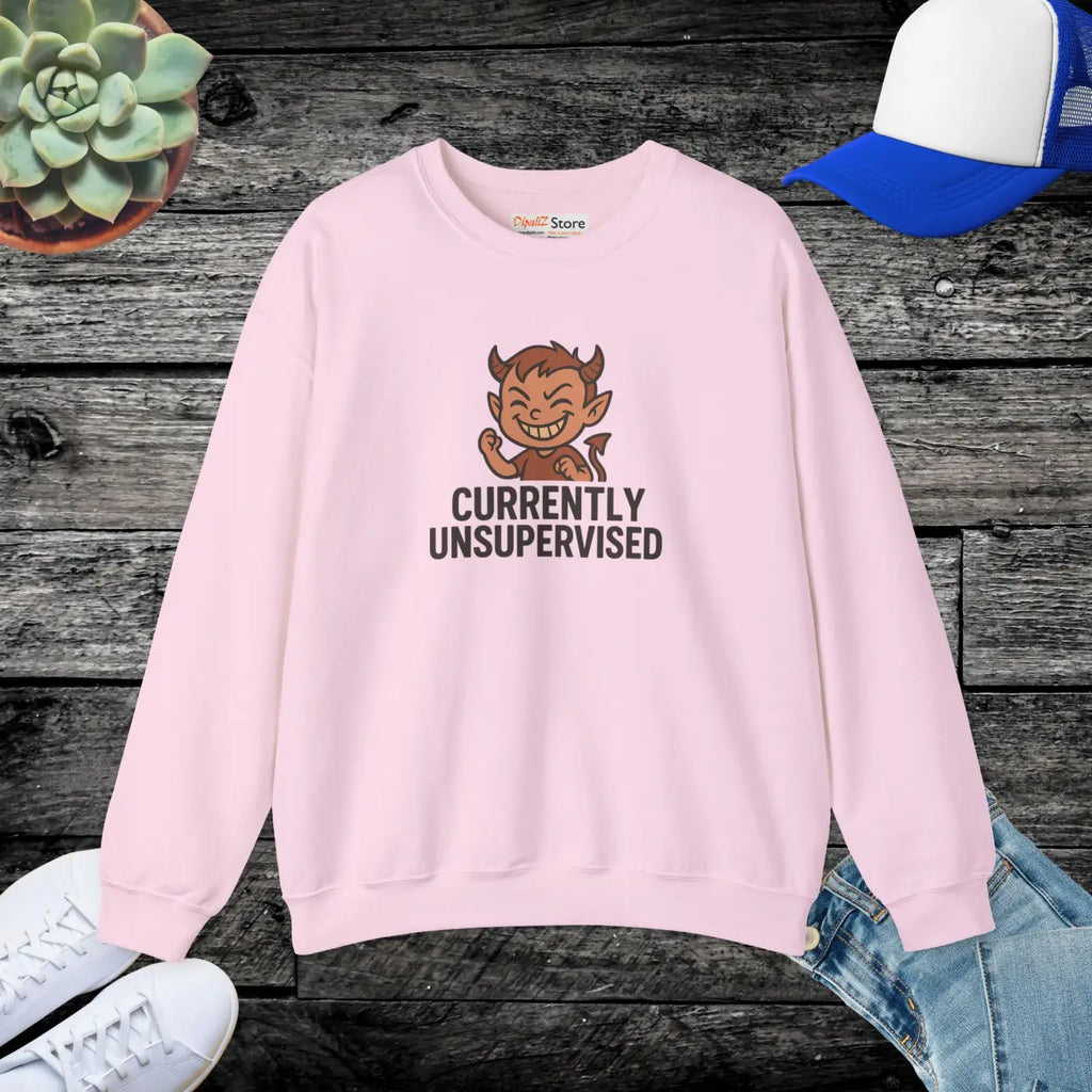 Unsupervised Sweatshirt - Funny Crewneck Cozy Comfort - DipaliZ