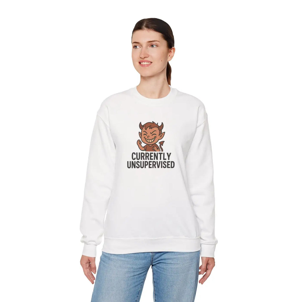 Unsupervised Sweatshirt - Funny Crewneck Cozy Comfort - DipaliZ