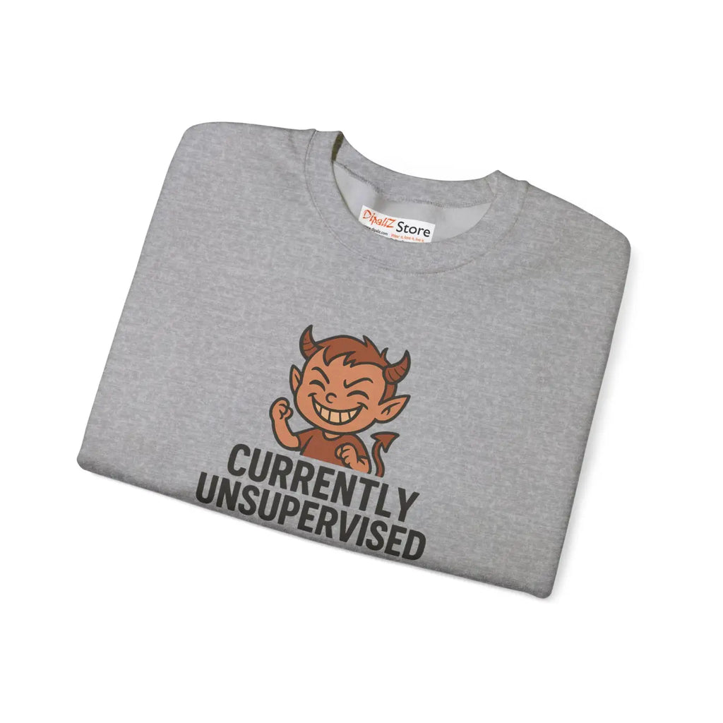 Unsupervised Sweatshirt - Funny Crewneck Cozy Comfort - DipaliZ