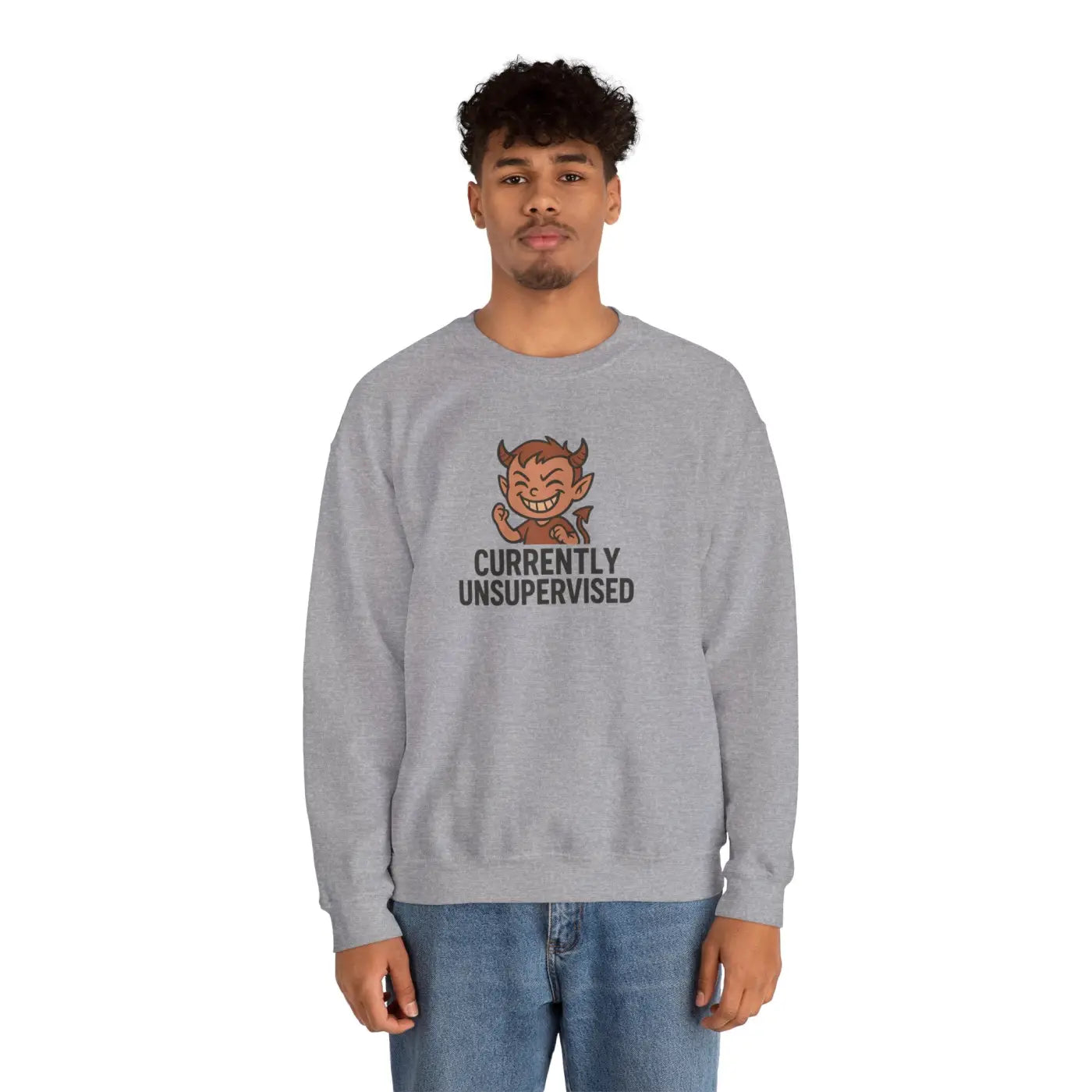 Unsupervised Sweatshirt - Funny Crewneck Cozy Comfort - DipaliZ