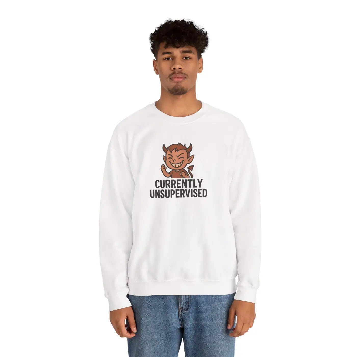 Unsupervised Sweatshirt - Funny Crewneck Cozy Comfort - DipaliZ