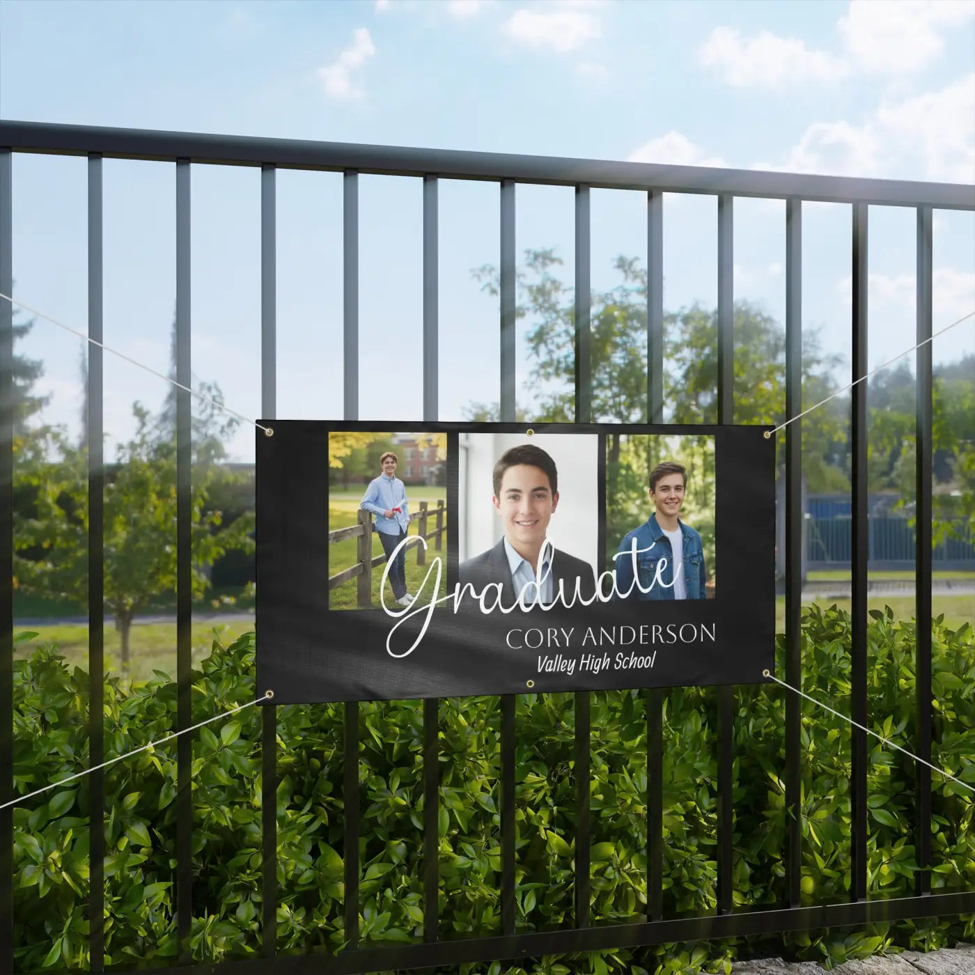 Custom Graduate Photo Banner - Personalized Senior Graduation - DipaliZ
