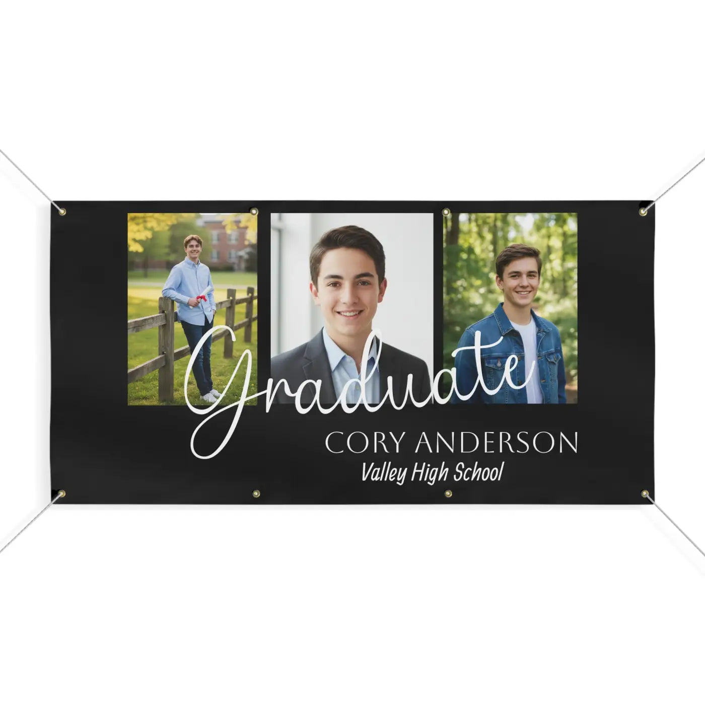 Custom Graduate Photo Banner - Personalized Senior Graduation - DipaliZ