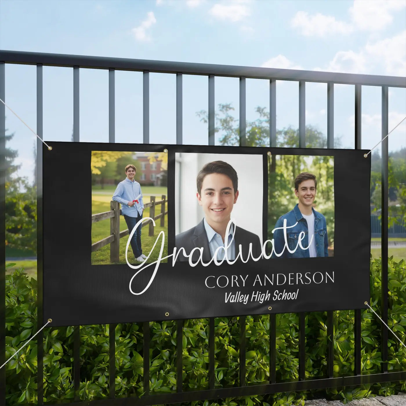 Custom Graduate Photo Banner - Personalized Senior Graduation - DipaliZ