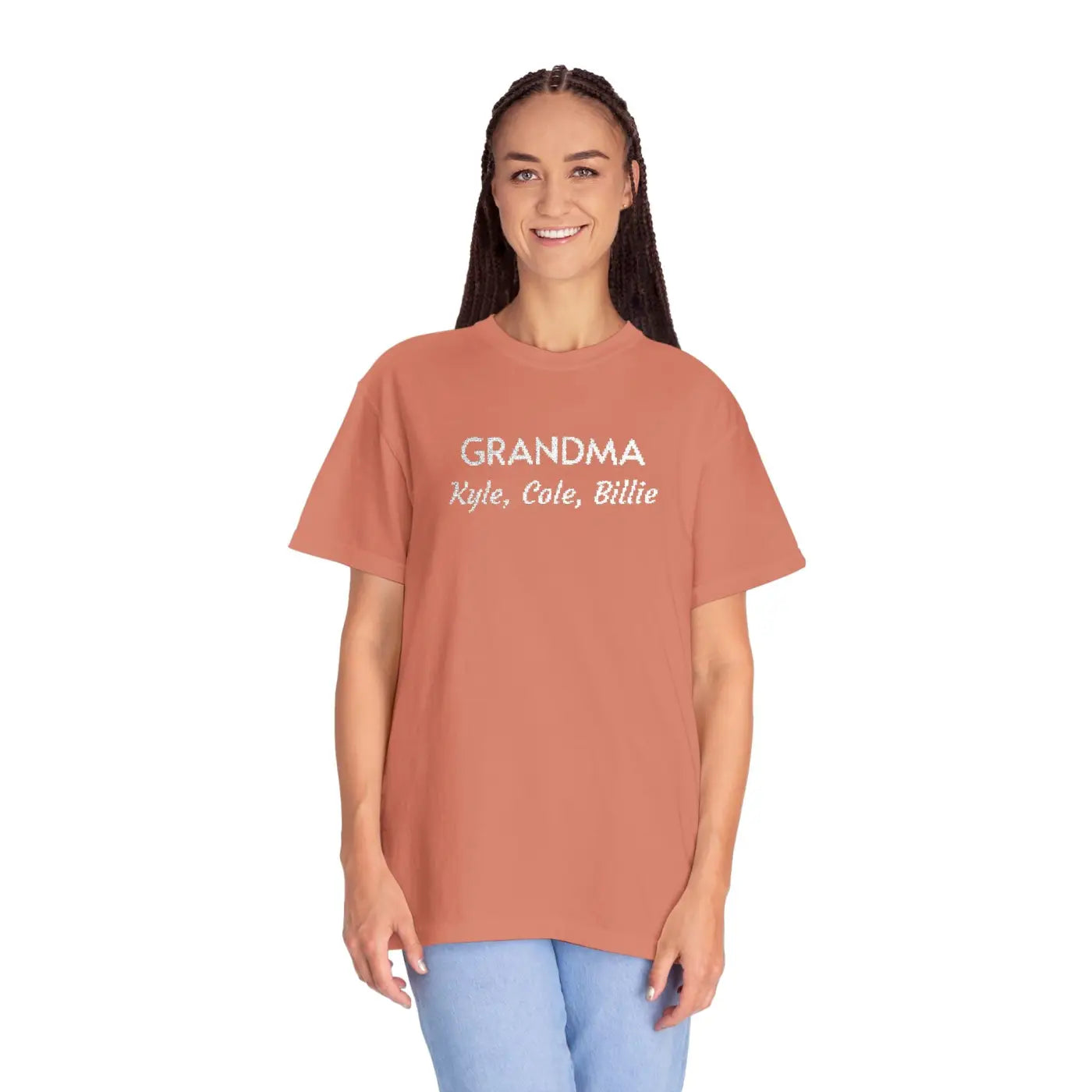 Custom Grandma Tee - Comfort Script Graphic Shirt - DipaliZ