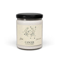 Personalized Cancer Zodiac Candle - Hand-Poured 9oz Soy - DipaliZ