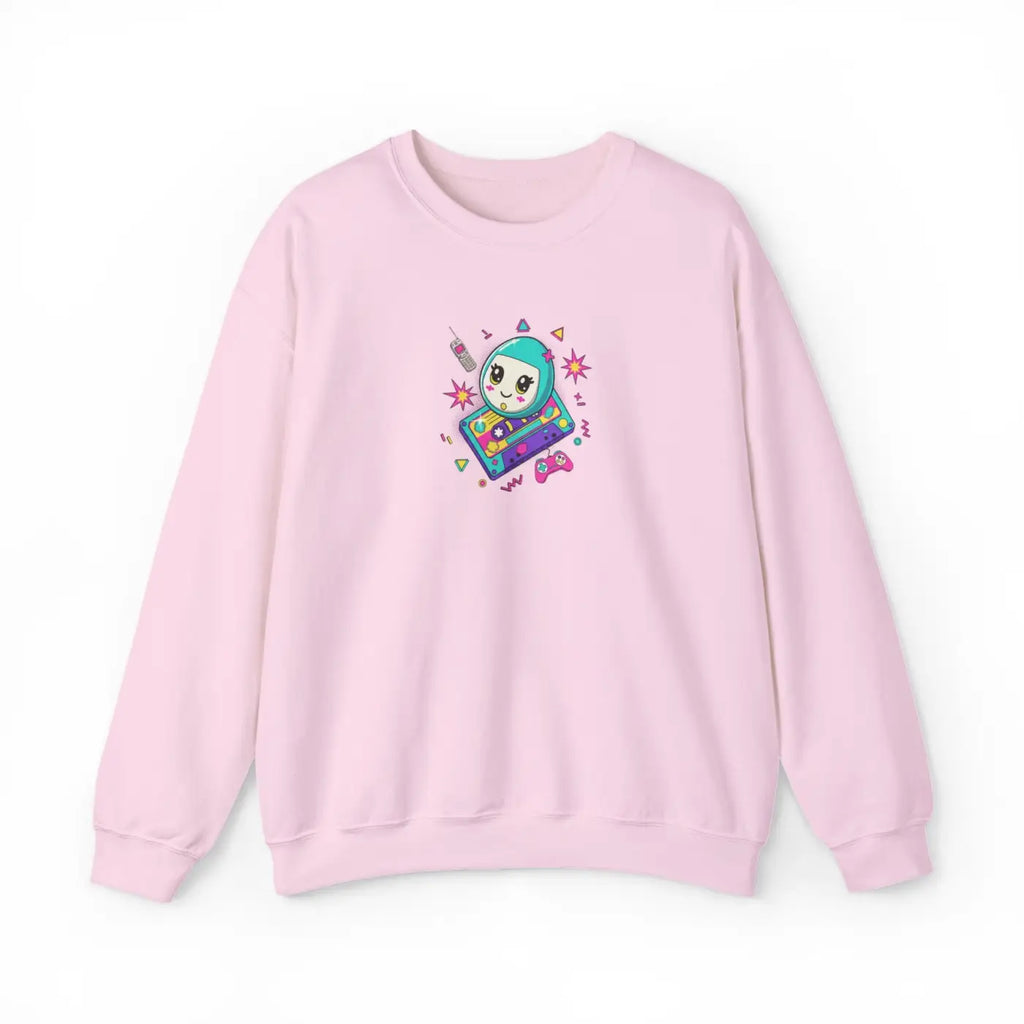 Alien Gamer Crewneck - Retro Arcade Space Design - DipaliZ