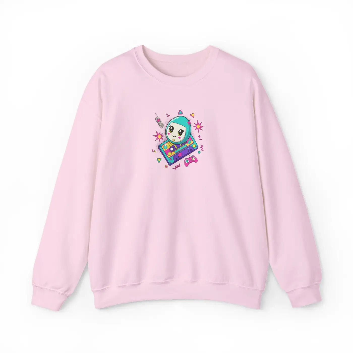 Alien Gamer Crewneck - Retro Arcade Space Design - DipaliZ