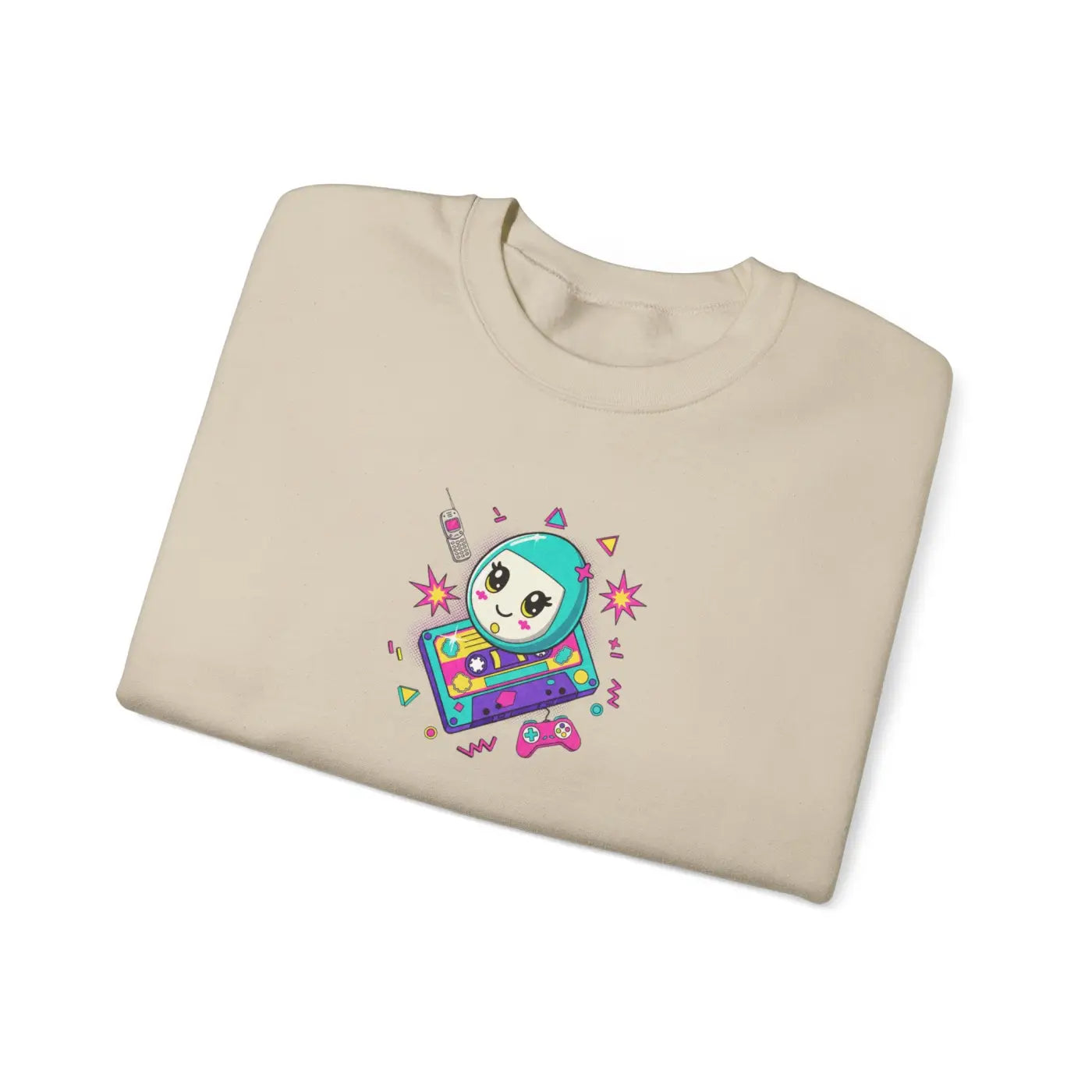 Alien Gamer Crewneck - Retro Arcade Space Design - DipaliZ
