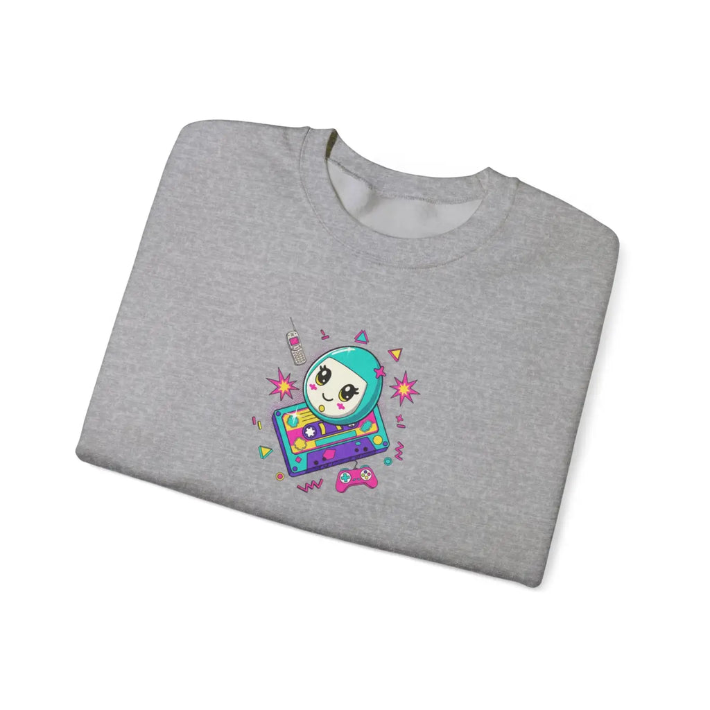 Alien Gamer Crewneck - Retro Arcade Space Design - DipaliZ