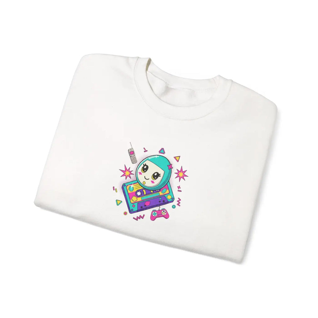 Alien Gamer Crewneck - Retro Arcade Space Design - DipaliZ