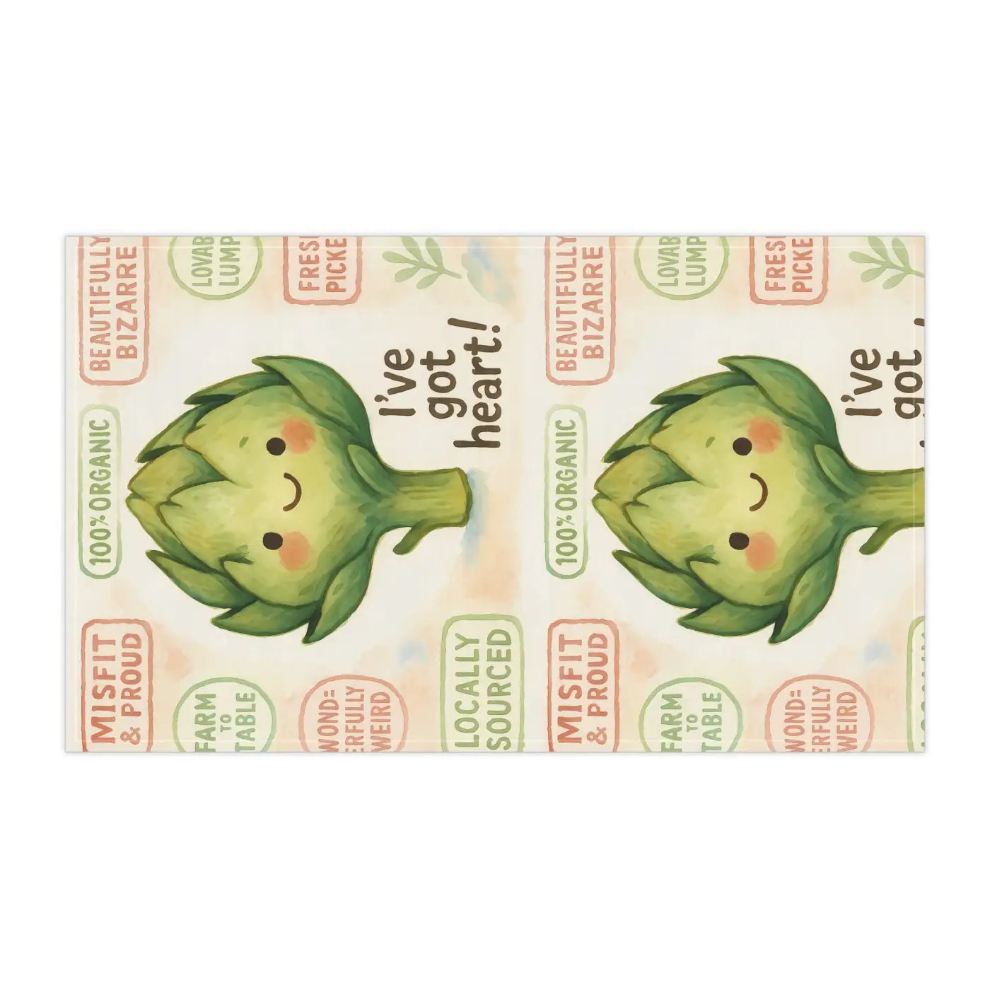 Artichoke Tea Towels - Whimsical Charm Eco-Friendly - DipaliZ
