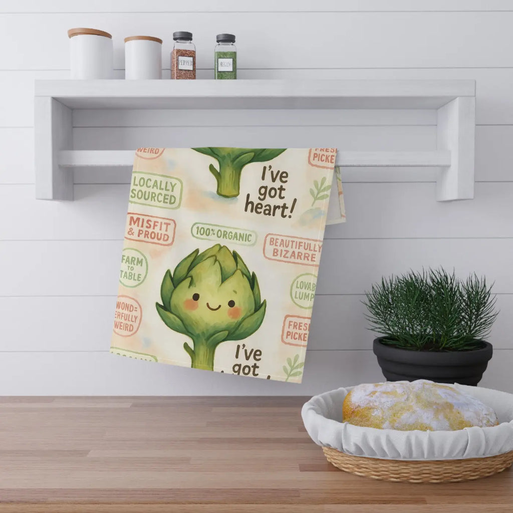 Artichoke Tea Towels - Whimsical Charm Eco-Friendly - DipaliZ