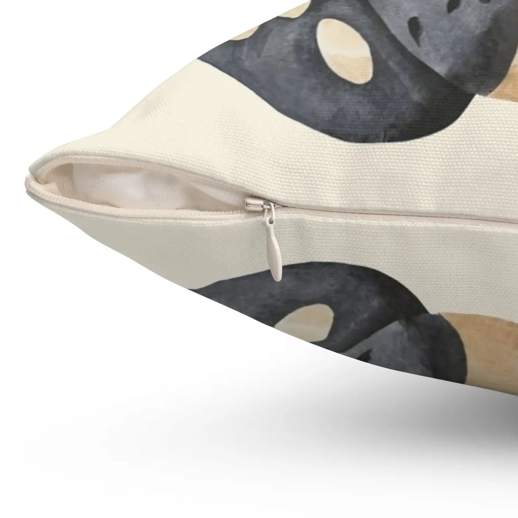 Cute Bear Throw Pillow - Spun Polyester Square - DipaliZ