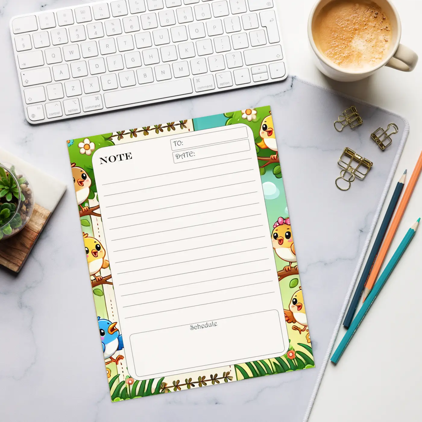 Stylish Notepad Ultimate Office Essential - Functional Flair - DipaliZ