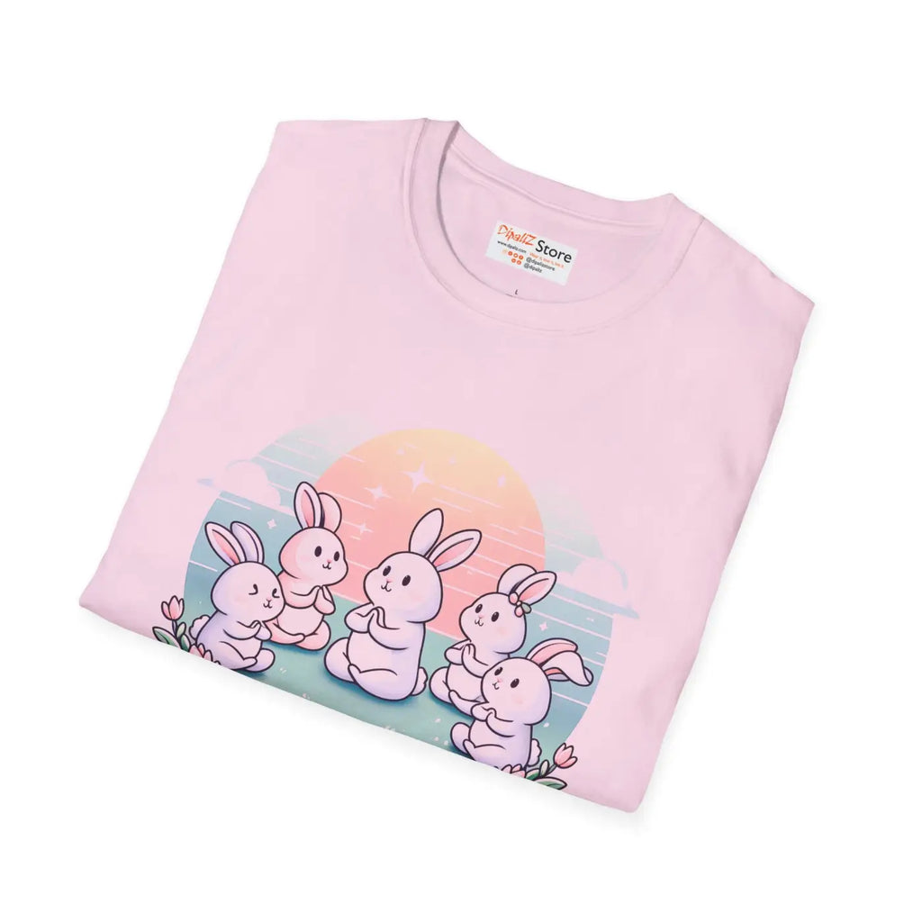 Cute Bunny Yoga Tee - Easter Celebrations - DipaliZ