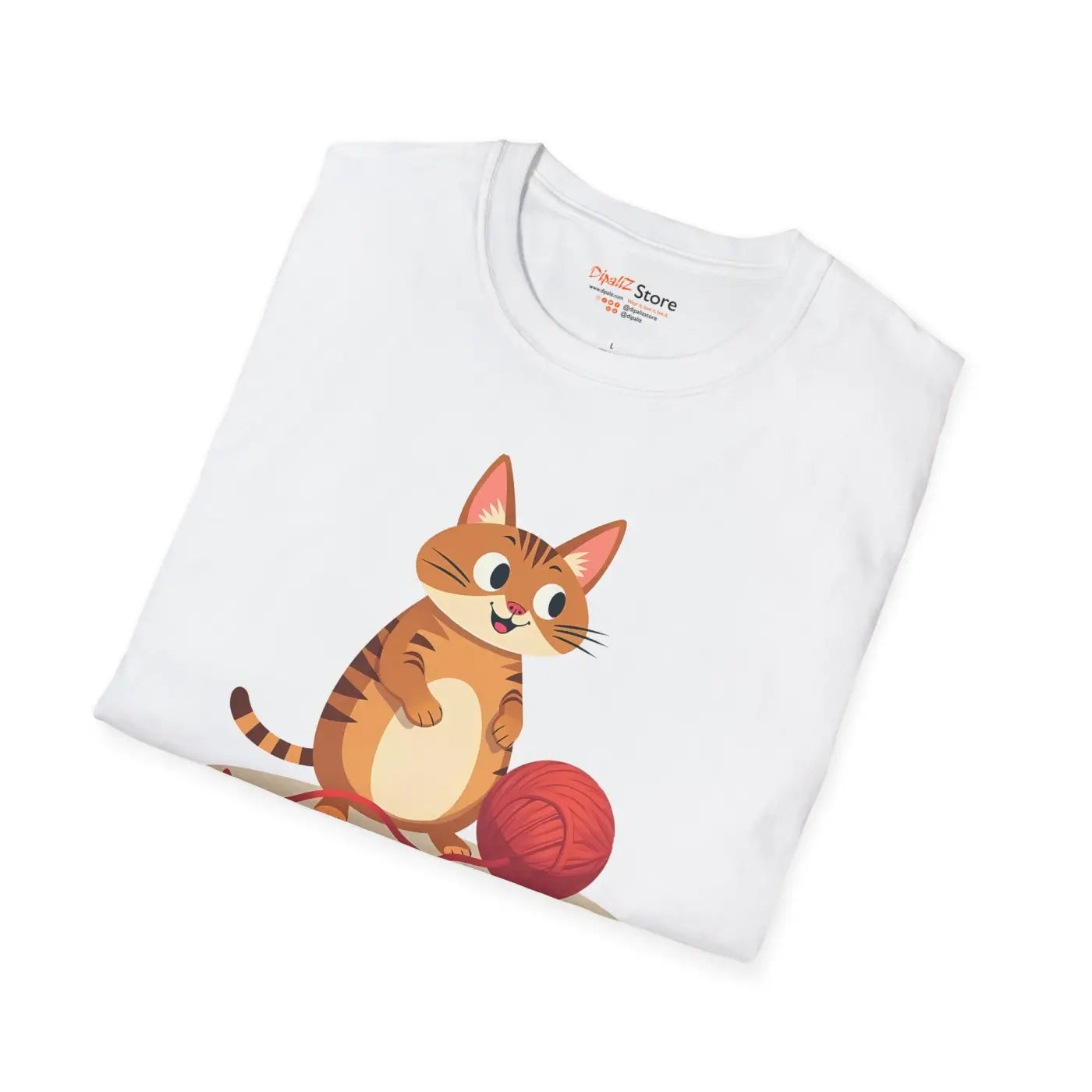 Cute Cat Basketball Unisex Softstyle Tee - Cat Lovers - DipaliZ