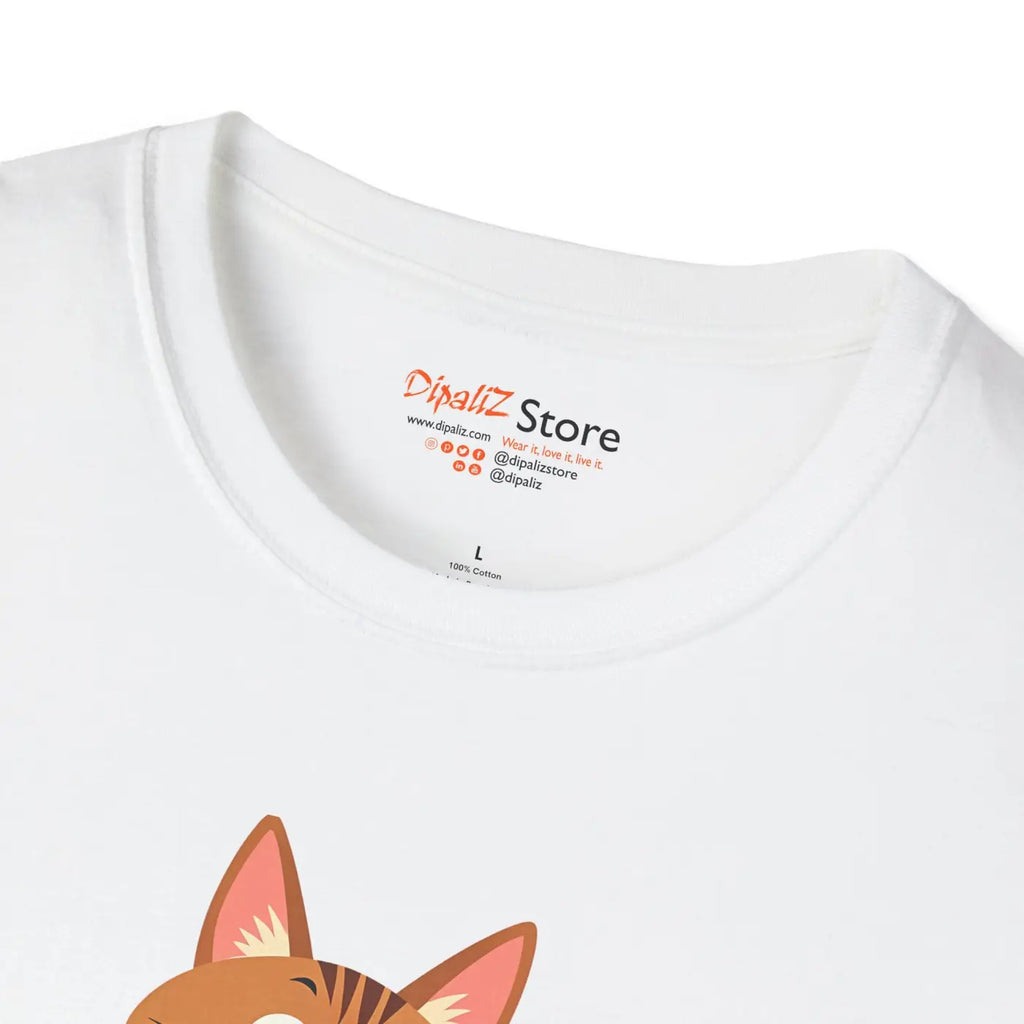 Cute Cat Basketball Unisex Softstyle Tee - Cat Lovers - DipaliZ
