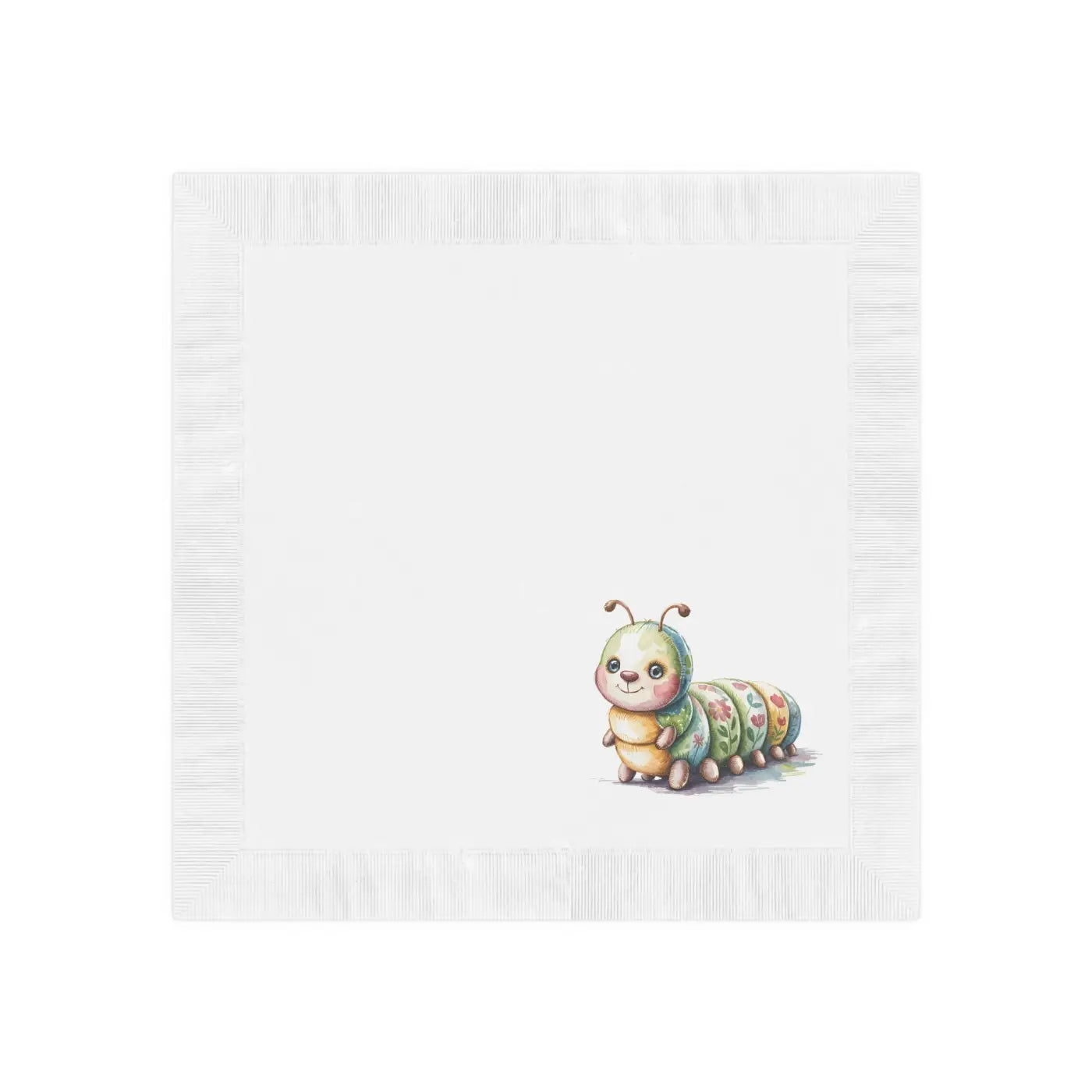 Cute Caterpillar Napkins - Whimsical Party Supplies - DipaliZ