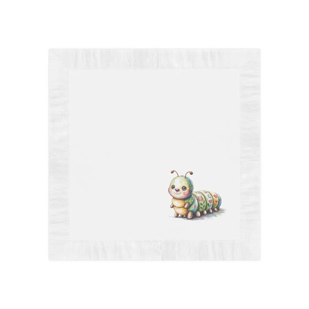 Cute Caterpillar Napkins - Whimsical Party Supplies - DipaliZ