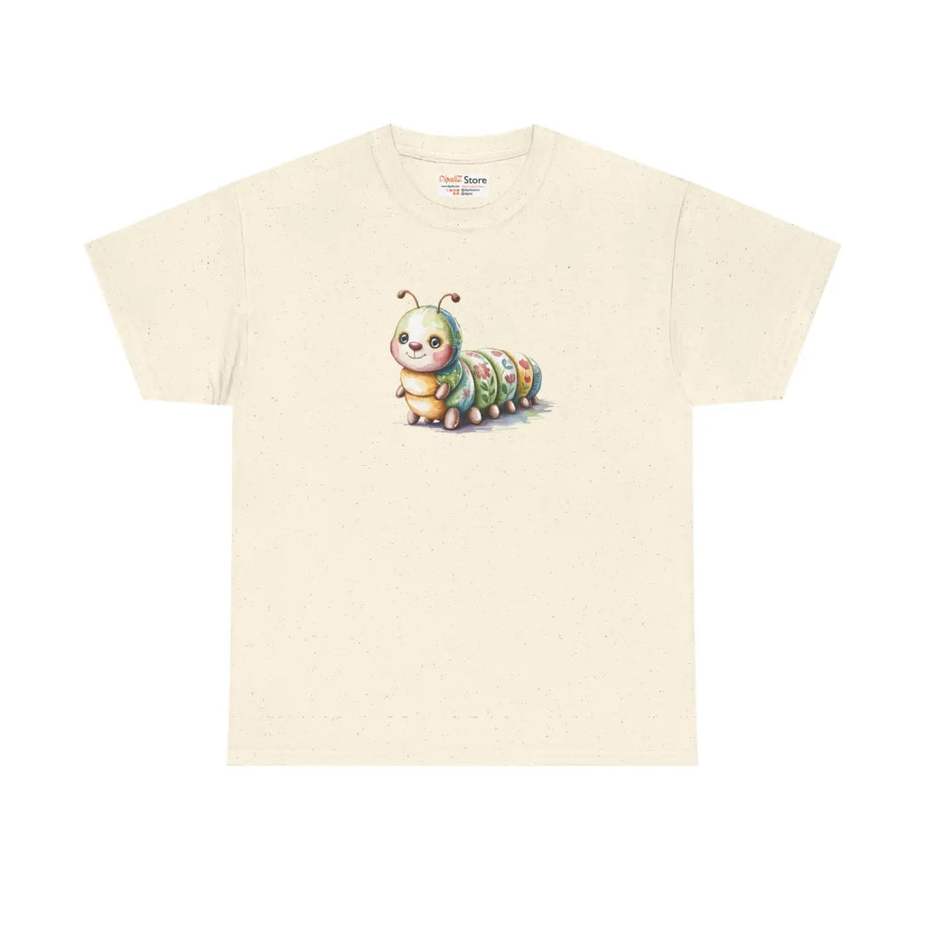 Cute Caterpillar Unisex Heavy Cotton Tee - Nature Lovers - DipaliZ