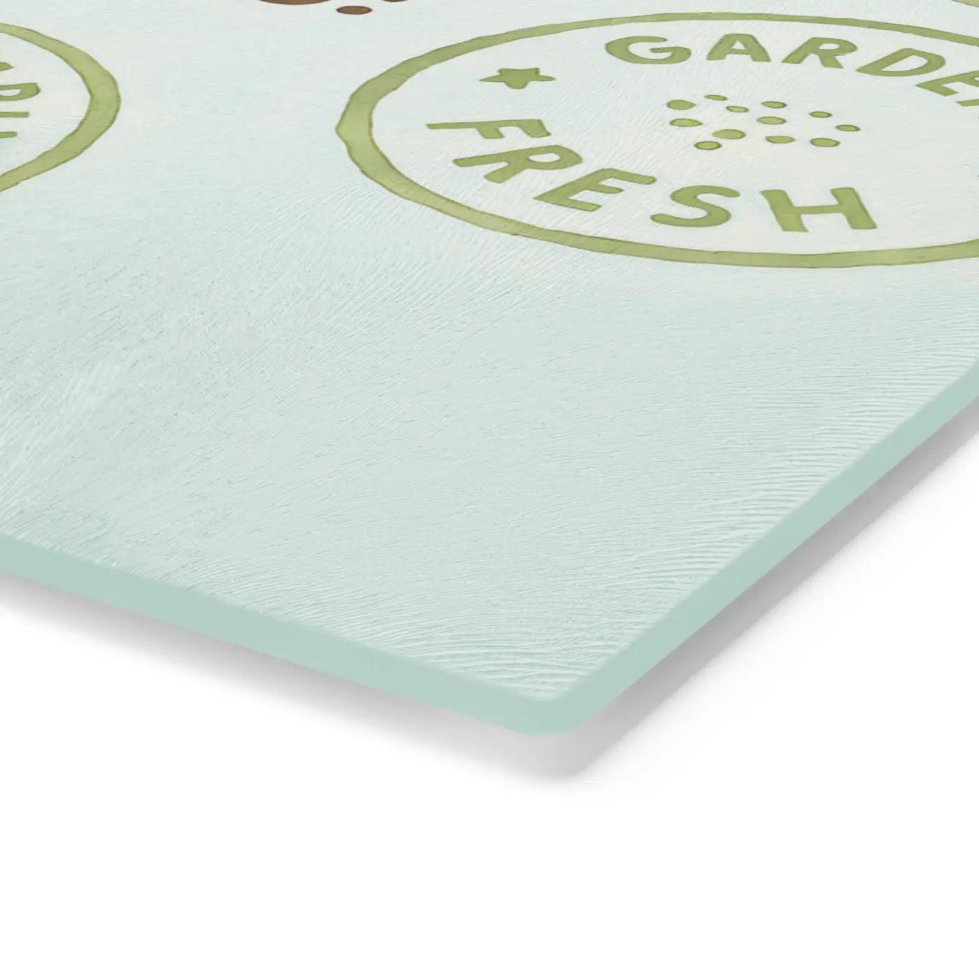 Celery Cutting Board - Pastel Greens Tempered Glass - DipaliZ