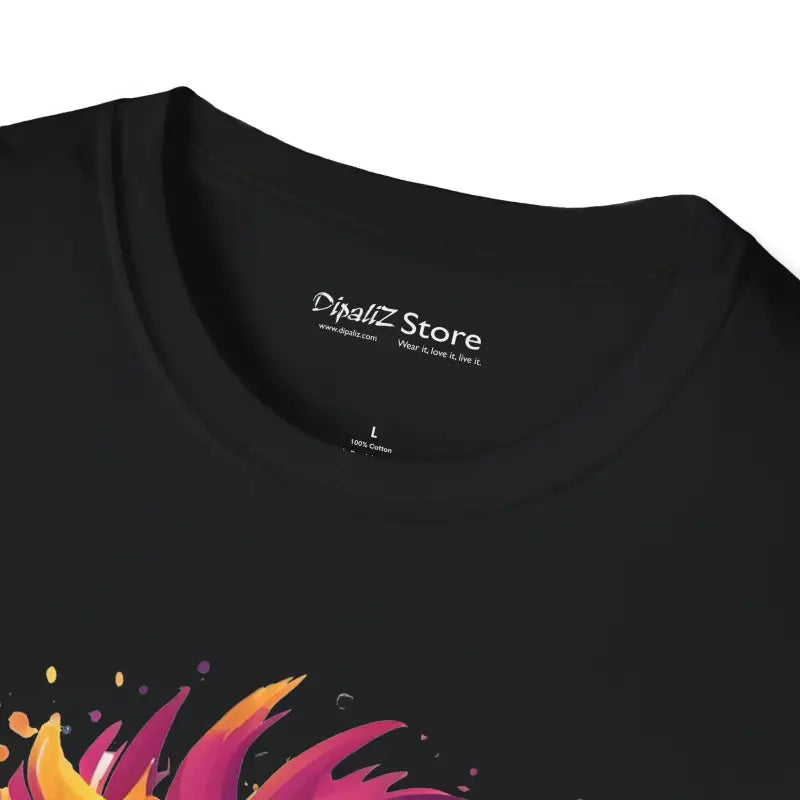 Cute Colorful Monster Softstyle T Shirt - Unisex Cotton - DipaliZ