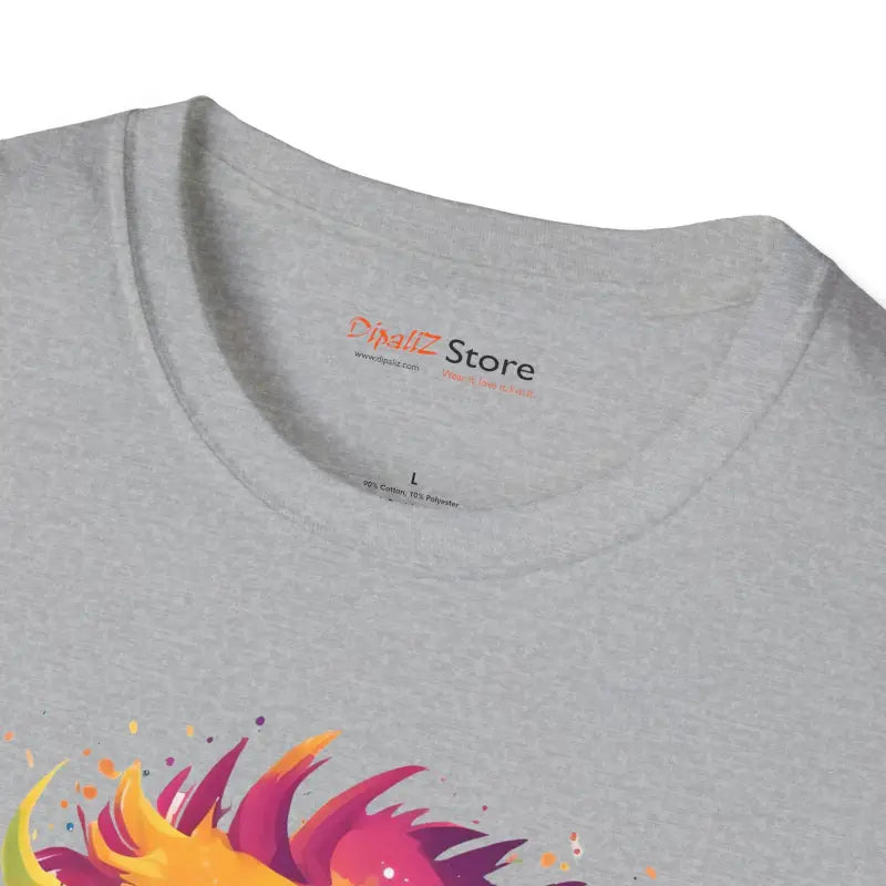 Cute Colorful Monster Softstyle T Shirt - Unisex Cotton - DipaliZ