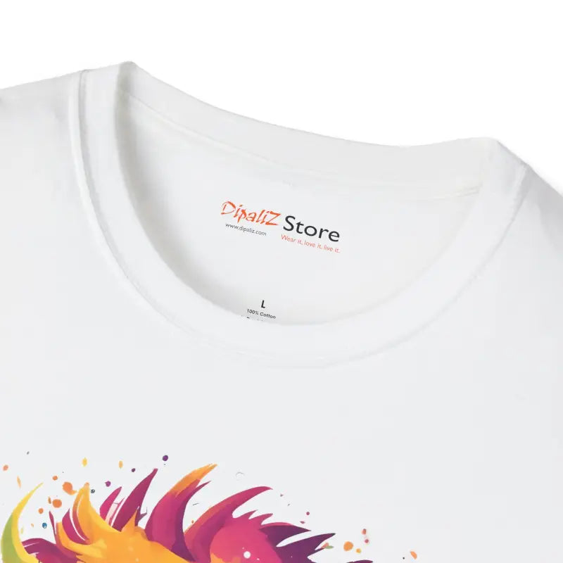 Cute Colorful Monster Softstyle T Shirt - Unisex Cotton - DipaliZ