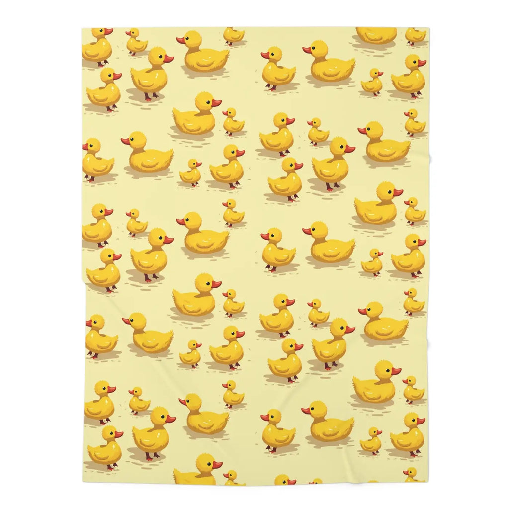 Baby Swaddle Blanket - Cute Ducklings Print - DipaliZ