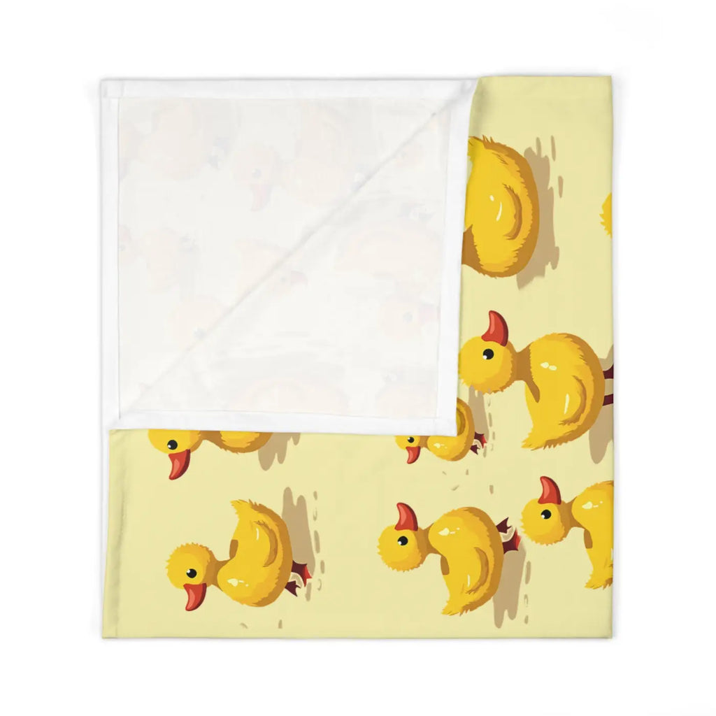 Baby Swaddle Blanket - Cute Ducklings Print - DipaliZ
