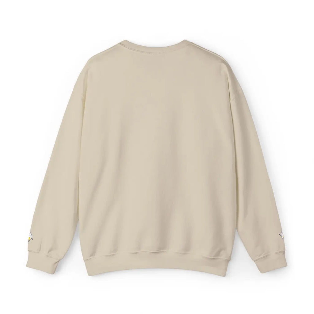 Cute Egg Embroidered Sweatshirt - Cozy Vibes Everyday - DipaliZ