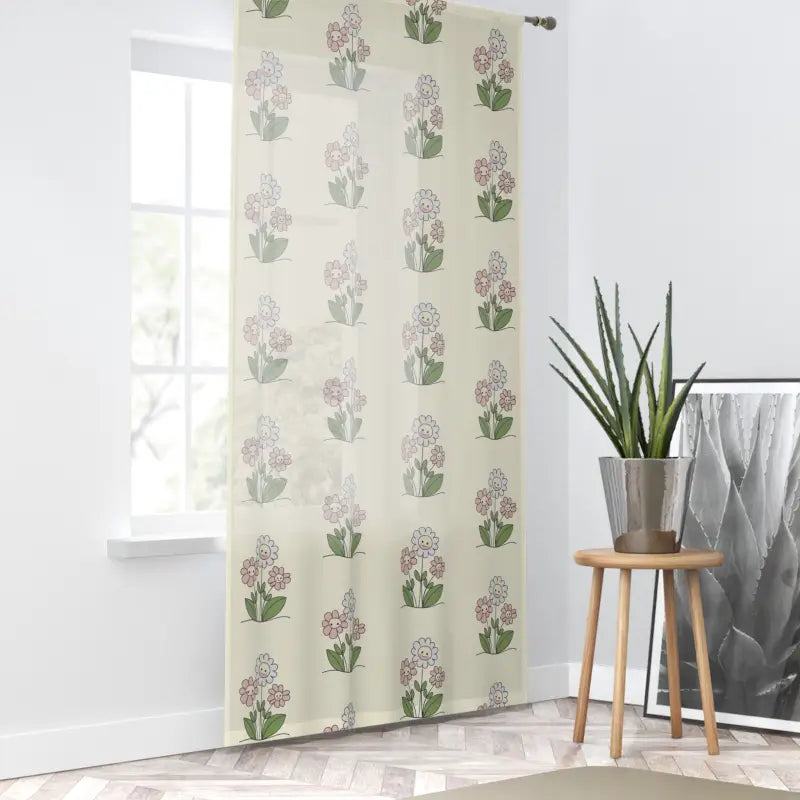 Stunning Floral Window Curtain - Home Decor - DipaliZ