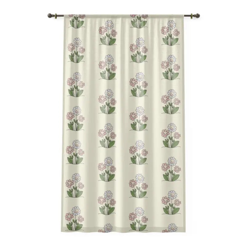 Stunning Floral Window Curtain - Home Decor - DipaliZ