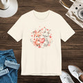 Bunny Heart Tee - Cute Woodland Couple Animal Shirt - DipaliZ