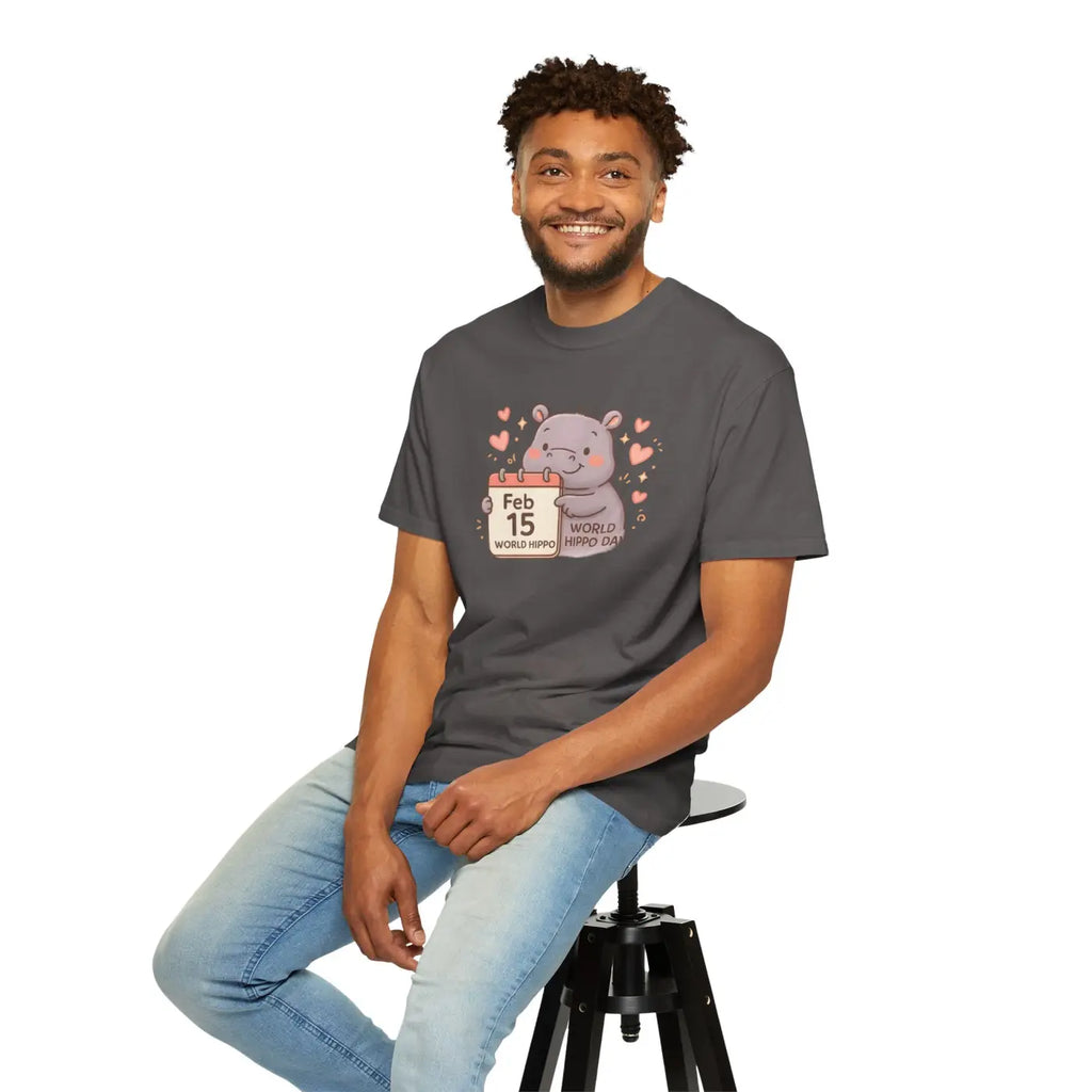Sunny Hippo Parade Tee - Ultra Soft Comfort - DipaliZ